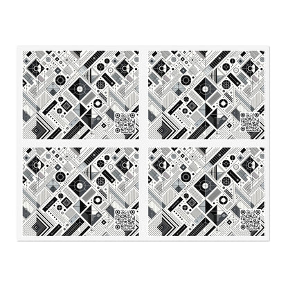Digital Minimalism Minimalist Tech Sticker Sheets - 8404 Design-33