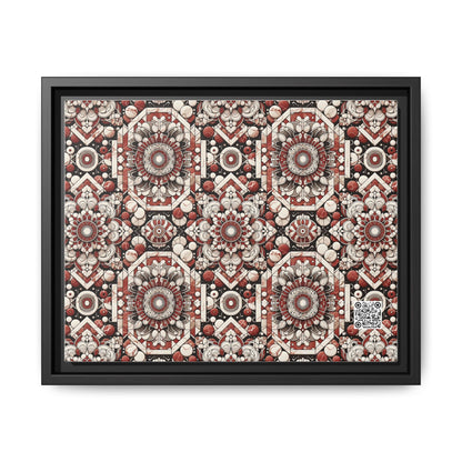 Neo Jomon Sculptural Aesthetics Artisanal Streetwear Matte Canvas, Framed (multi-Color) - 8404 Design-55 A
