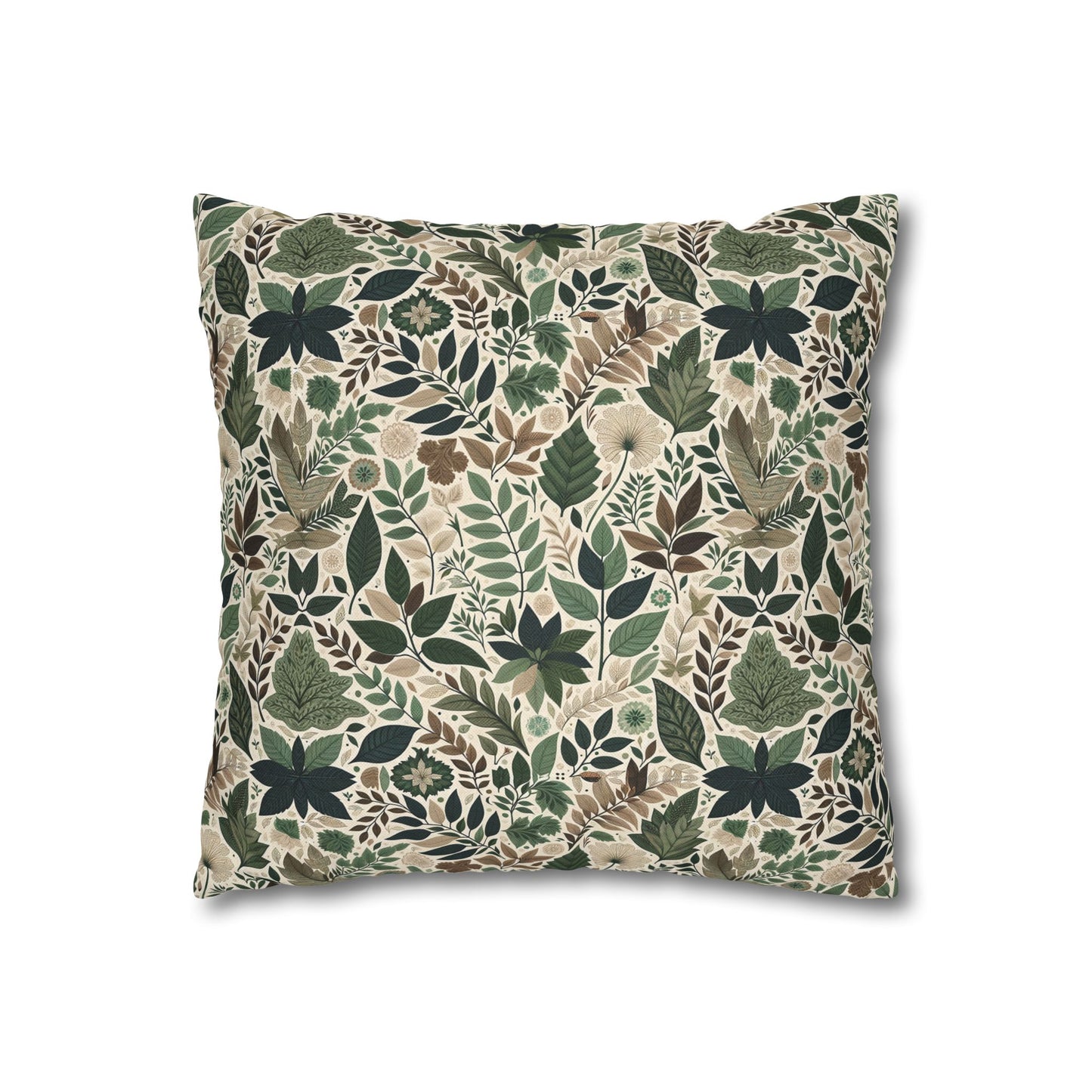 Streetwear Sustainability Environmentally Conscious Streetwear with a Natural Aesthetic Spun Polyester Square Pillowcase - 8404 Design-57