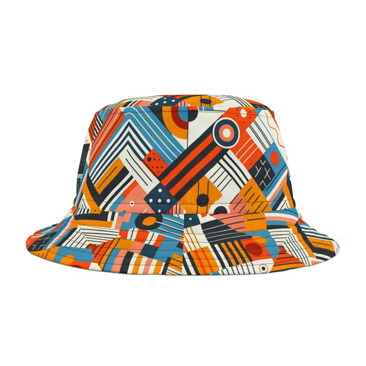 Abstract Graphic Art Modern Artistic Expression Bucket Hat - 8404 Design-54