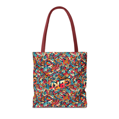 Neo-Traditional Street Art Modern Street Art Fusion Tote Bag - 8404 Design-58
