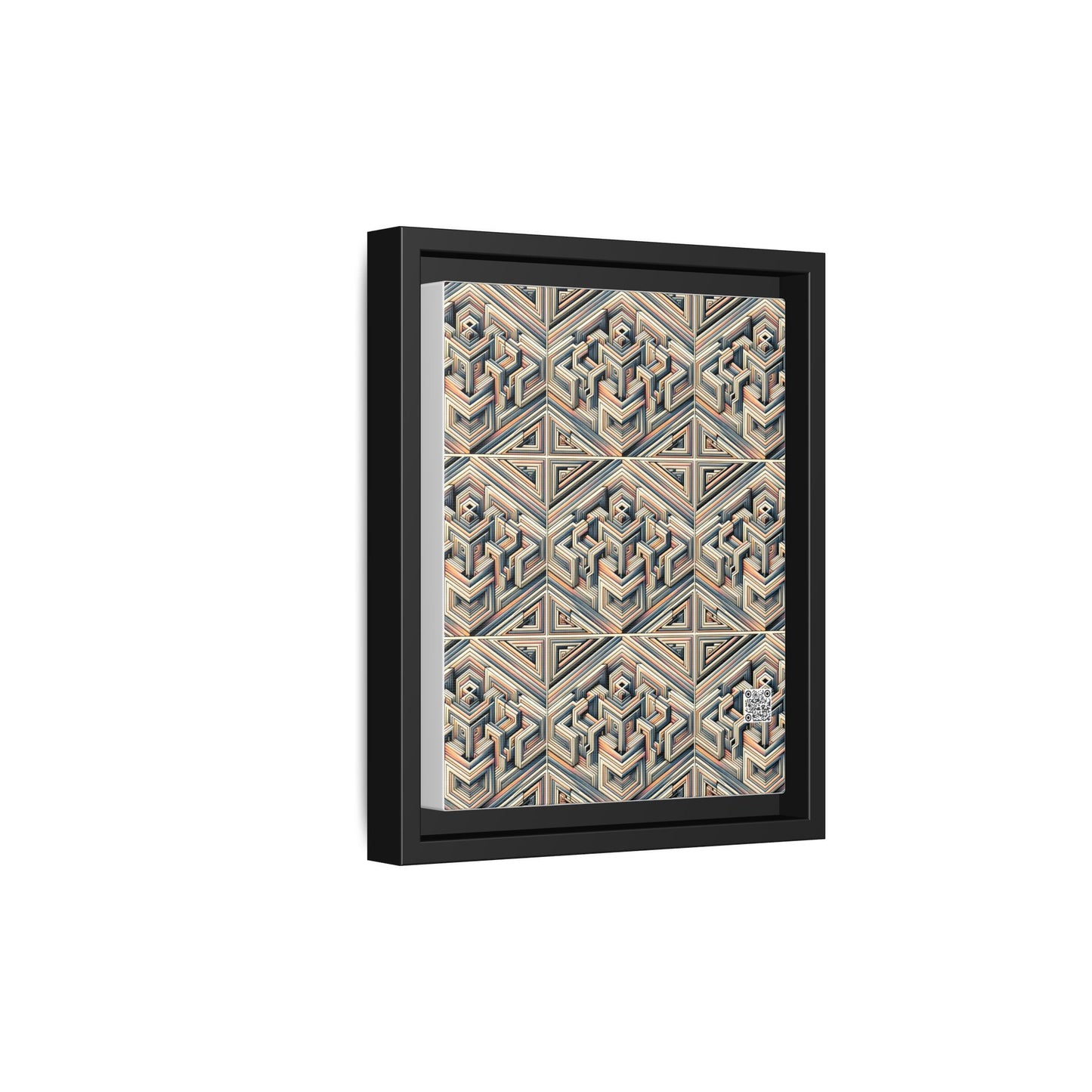 Tech Illusion Graphics Futuristic Artistry Matte Canvas, Framed (multi-color) - 8404 Design-52 B