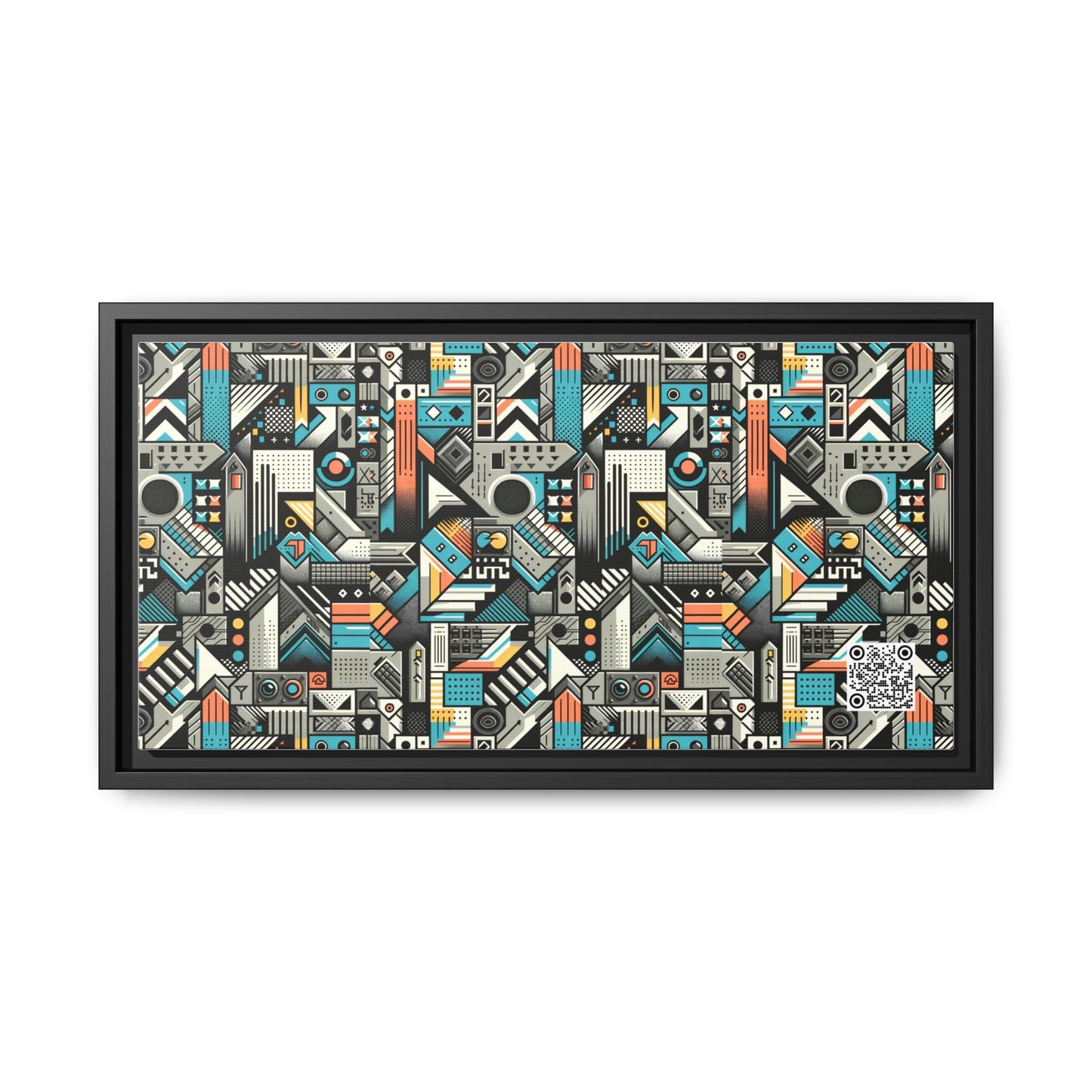 Digital Street Art Urban Street Style Matte Canvas, Framed (multi-color) - 8404 Design-81 B