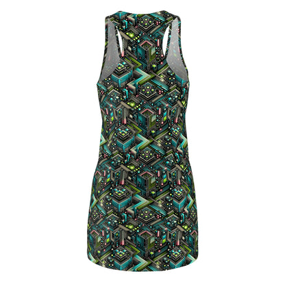 Women's Cut & Sew Racerback Dress Future Tech - 8404 Design-01