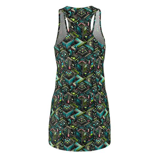 Women's Cut & Sew Racerback Dress Future Tech - 8404 Design-01