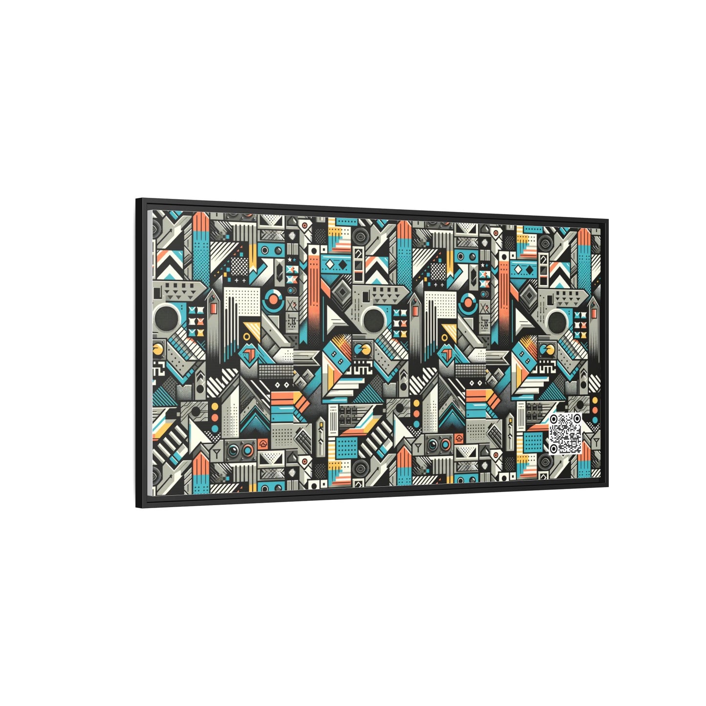 Digital Street Art Urban Street Style Matte Canvas, Framed (multi-color) - 8404 Design-81 B