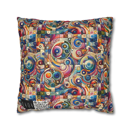 Digital Artistic Expression Artistic Streetwear Faux Suede Square Pillowcase - 8404 Design-49