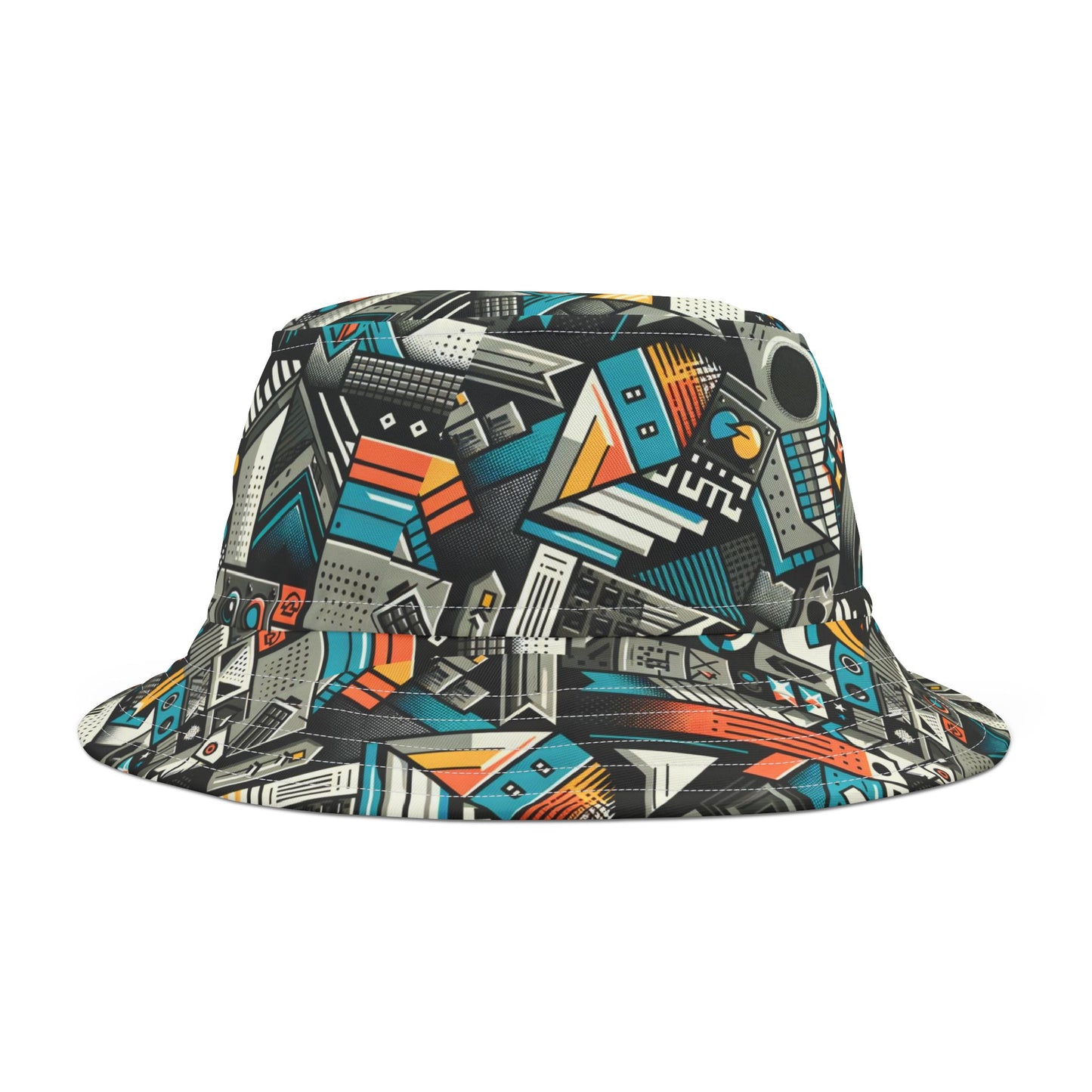 Digital Street Art Urban Street Style Bucket Hat - 8404 Design-81