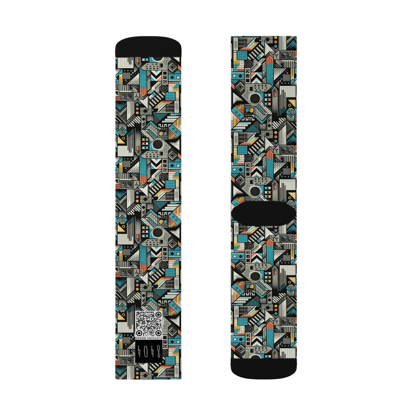 Digital Street Art Urban Street Style Sublimation Socks - 8404 Design-81