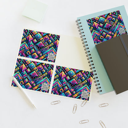 Tech-Inspired Graphics Cyberpunk Cool Sticker Sheets - 8404 Design-46