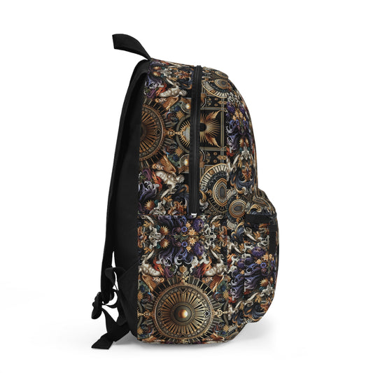 Digital Renaissance Luxurious Streetwear Inspired By Classical Art With a Modern Twist Backpack - 8404 Design-55