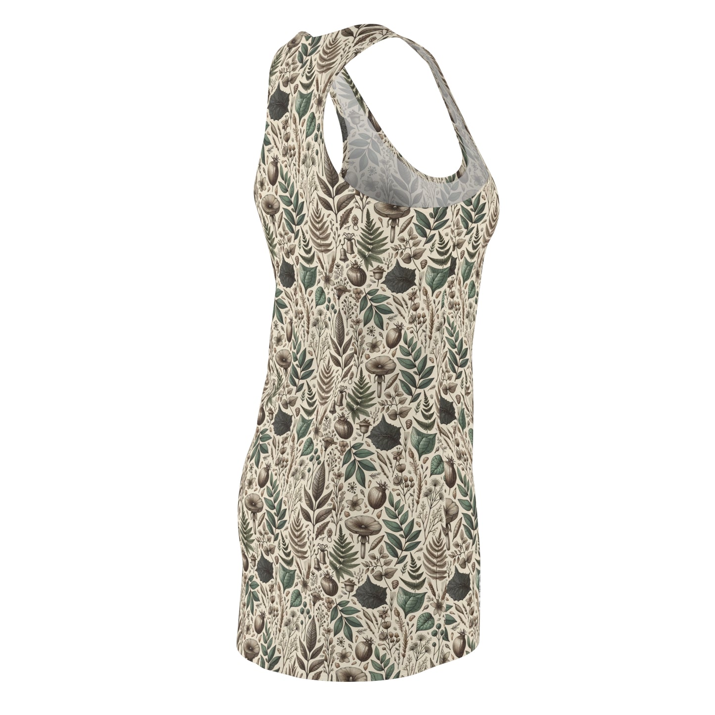 Sustainable Streetwear Modern Eco-Conscious Women's Cut & Sew Racerback Dress - 8404 Design-57