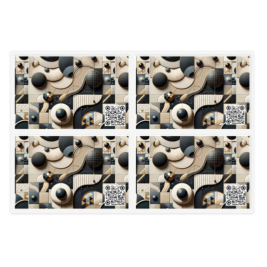 Tech-forward Luxe Streetwear Tech Luxe Fusion Sticker Sheet - 8404 Design-71