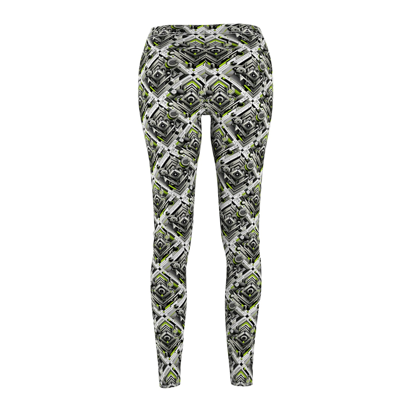 Elevated Sporty Tech Tech-Forward Streetwear Women's Cut & Sew Casual Leggings - 8404 Design-70