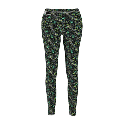 Tech-Infused Graphics Tech-Forward Streetwear Women's Cut & Sew Casual Leggings - 8404 Design-47