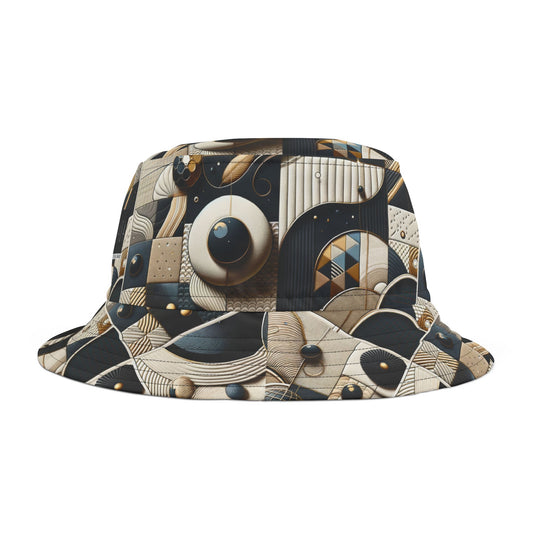 Tech-forward Luxe Streetwear Tech Luxe Fusion Bucket Hat - 8404 Design-71