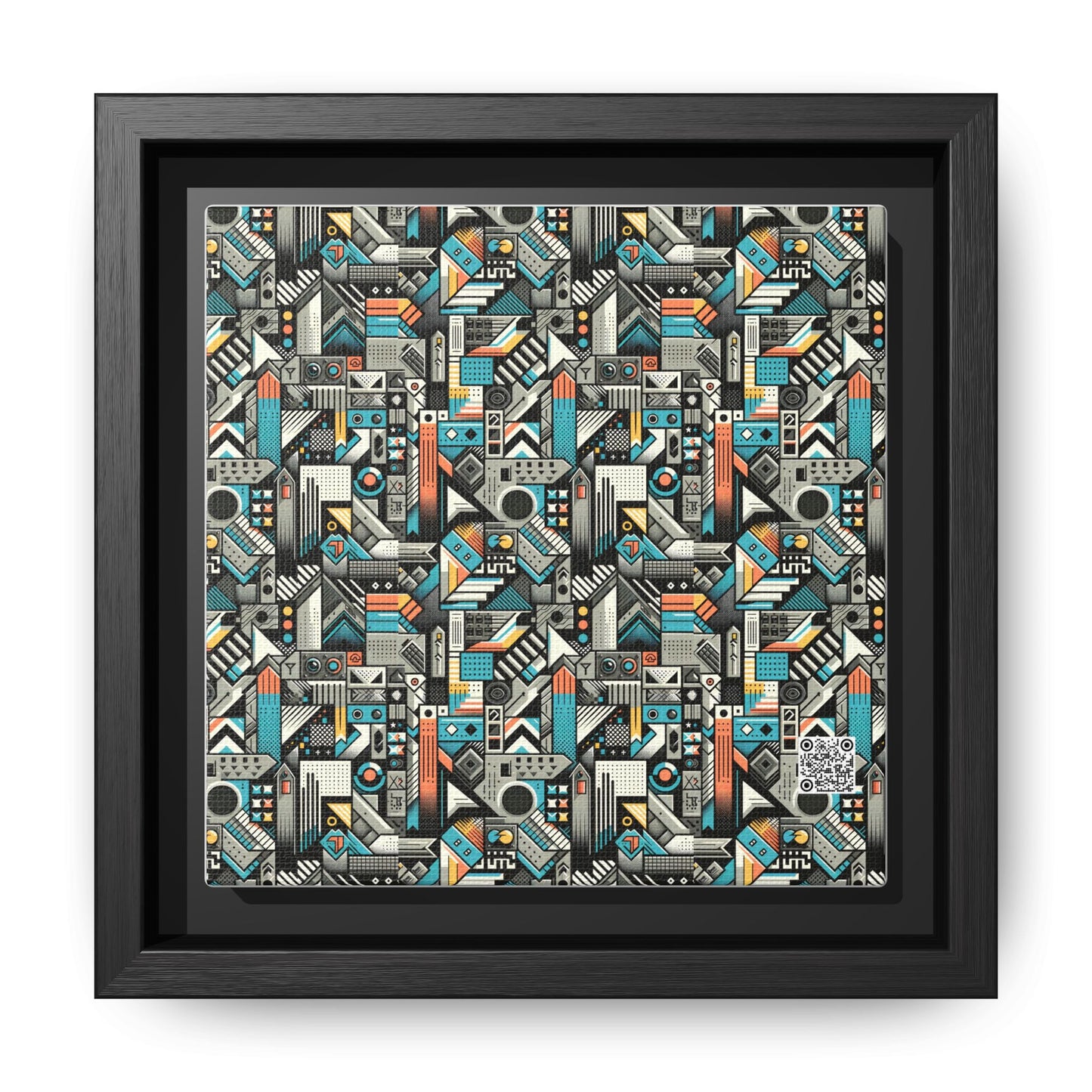 Digital Street Art Urban Street Style Matte Canvas, Framed (multi-color) - 8404 Design-81 B
