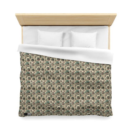 Cultural Artisanal Fusion Contemporary Cultural Elegance Microfiber Duvet Cover - 8404 Design-68