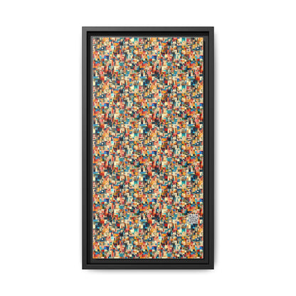 Digital Artistic Expression Artistic Streetwear Matte Canvas, Framed (multi-Color) - 8404 Design-46 B