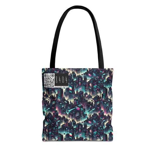 Digital Rebellion Tech-Inspired Streetwear Tote Bag - 8404 Design-51