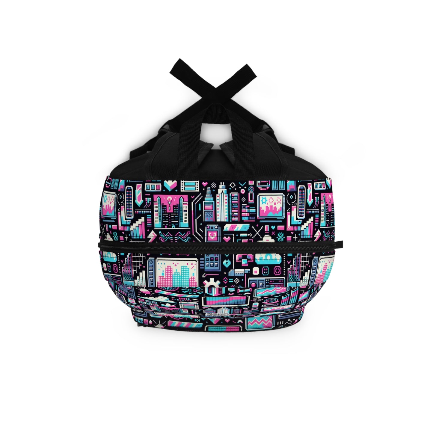 Digital Rebellion Youthful Streetwear with a Rebellious Digital Twist Backpack - 8404 Design-71
