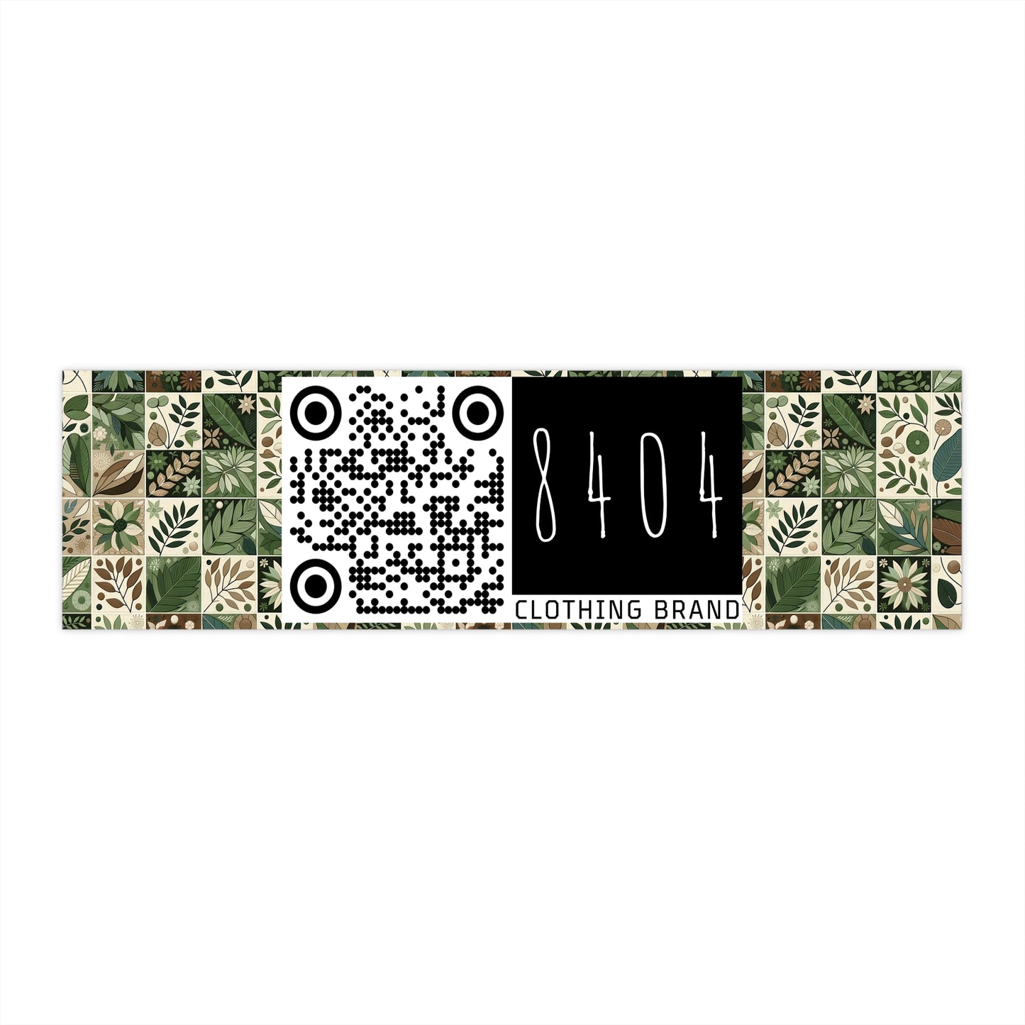 Streetwear Sustainability Environmentally Conscious Streetwear with a Natural Aesthetic Bumper Sticker - 8404 Design-57