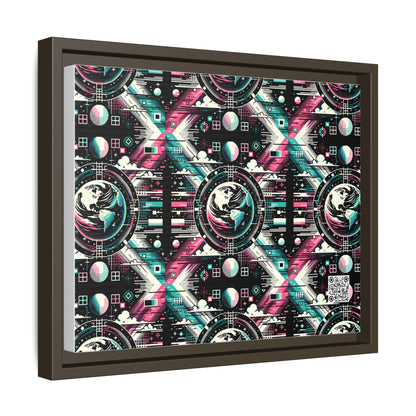 Digital Artistry Digital-native Streetwear Matte Canvas, Framed (multi-color) - 8404 Design-62 A