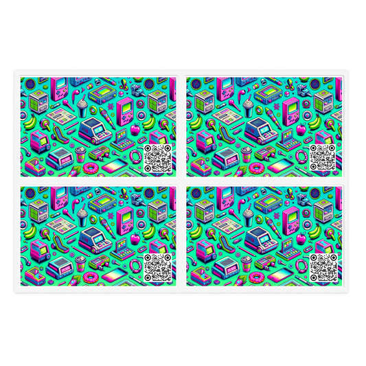 Y2k Revival Nostalgic Futurism Sticker Sheets - 8404 Design-48