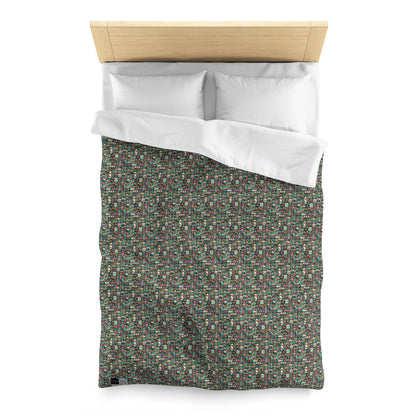 Skate Culture Revival Urban Retro Cool Microfiber Duvet Cover - 8404 Design-61