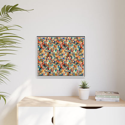 Digital Artistic Expression Artistic Streetwear Matte Canvas, Framed (multi-Color) - 8404 Design-46 B