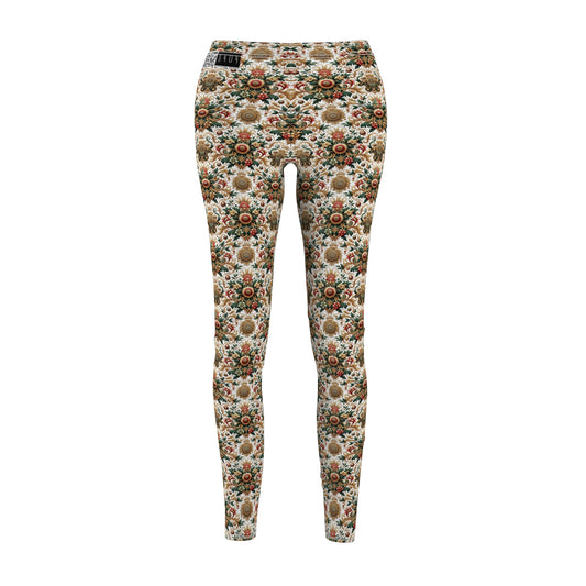 Monogram Madness Luxurious Streetwear Women's Cut & Sew Casual Leggings - 8404 Design-68
