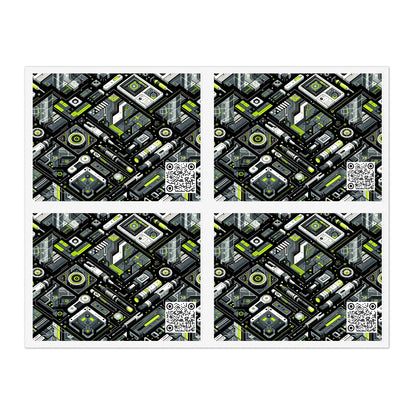 Tech Utility Futuristic Utility Sticker Sheets - 8404 Design-62