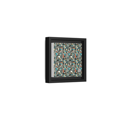 Digital Street Art Urban Street Style Matte Canvas, Framed (multi-color) - 8404 Design-81 B