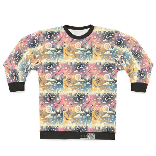 Digital Dreamland Whimsical and Nostalgic Streetwear With a Digital Twist Sweatshirt - 8404 Design-69