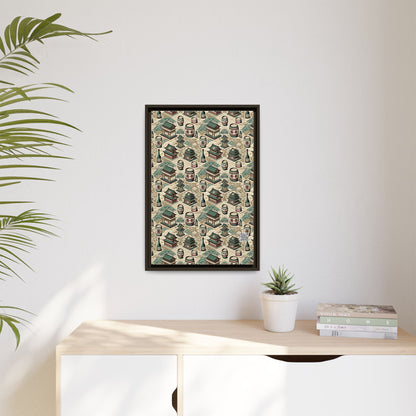 Cultural Artisanal Fusion Contemporary Cultural Elegance Matte Canvas, Framed (multi-Color) - 8404 Design-68 B
