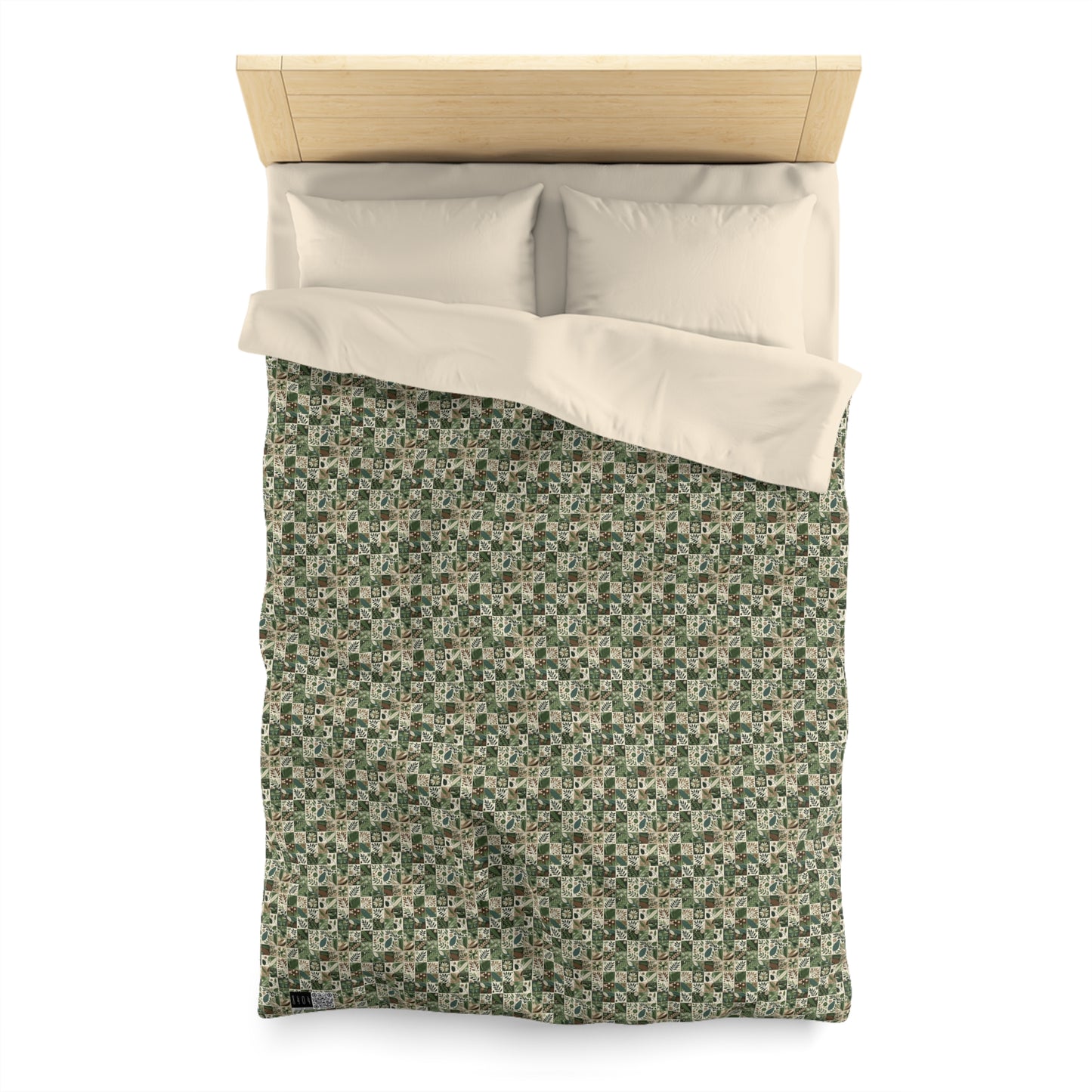 Streetwear Sustainability Environmentally Conscious Streetwear with a Natural Aesthetic Microfiber Duvet Cover - 8404 Design-57