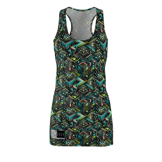Women's Cut & Sew Racerback Dress Future Tech - 8404 Design-01