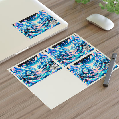 Digital Dreamscapes Digitally-Inspired Streetwear With a Dreamy, Surreal Twist Sticker Sheets - 8404 Design-69