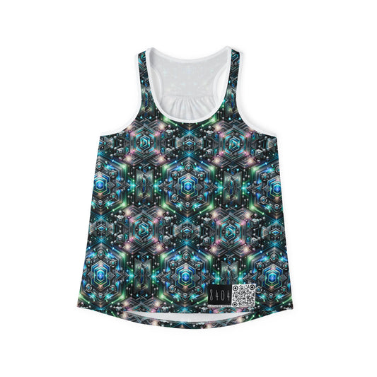 Tech-Infused Futurism Futuristic Tech Women's Tank Top - 8404 Design-63