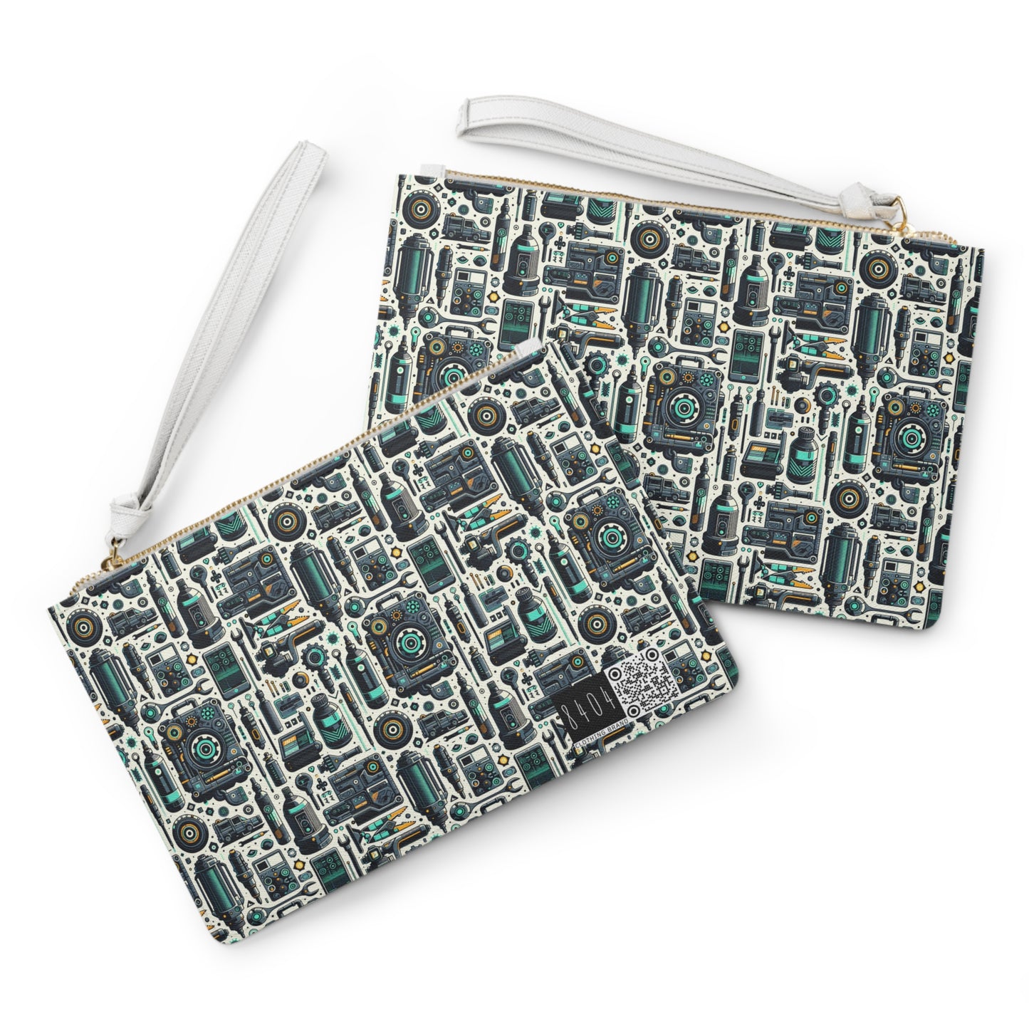 Tech Utility Fusion Modern Tech Streetwear Clutch Bag - 8404 Design-53
