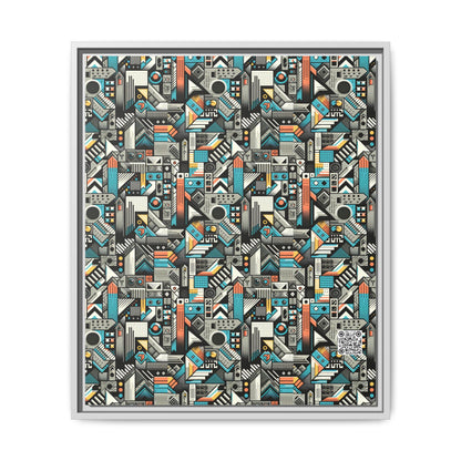 Digital Street Art Urban Street Style Matte Canvas, Framed (multi-color) - 8404 Design-81 B