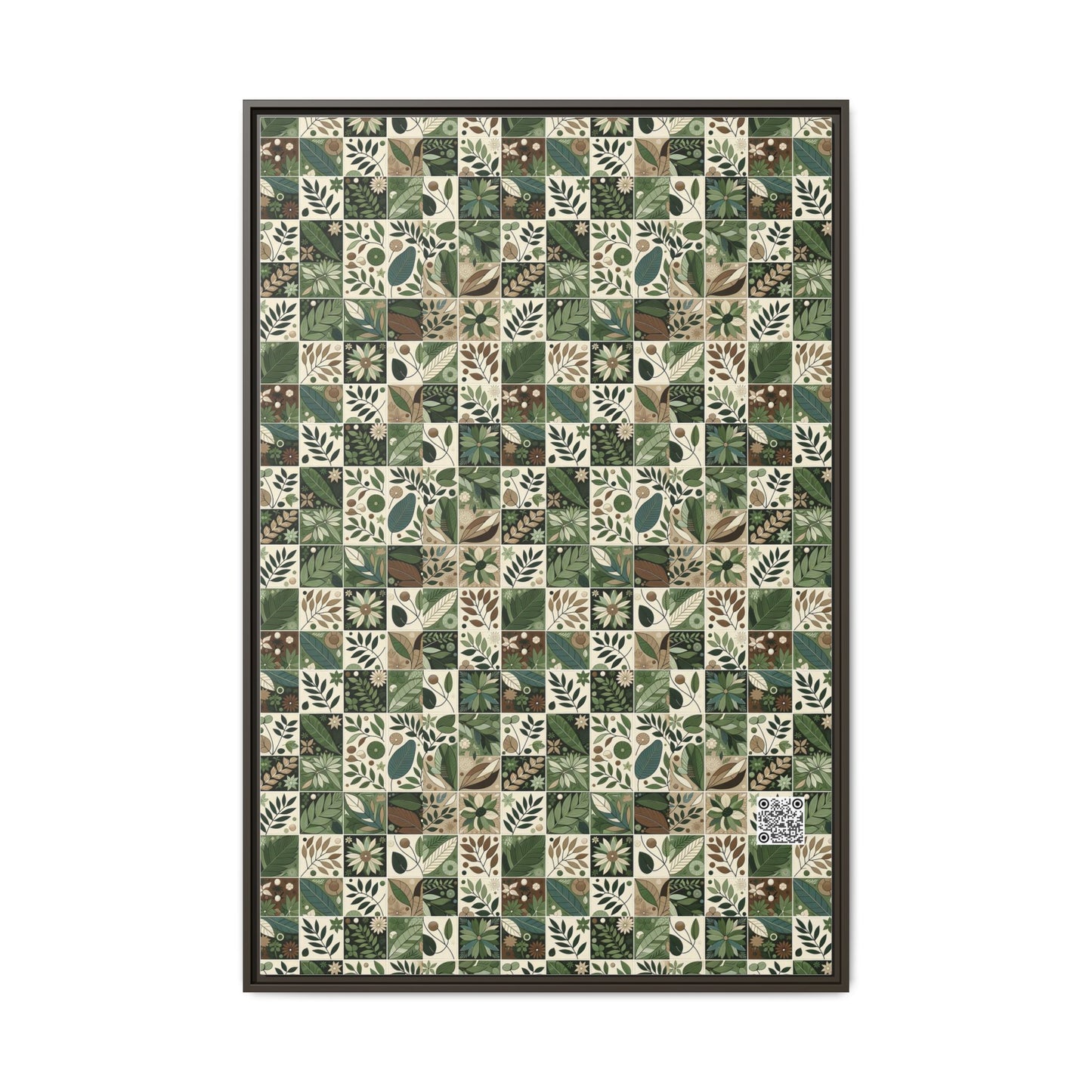 Streetwear Sustainability Environmentally Conscious Streetwear with a Natural Aesthetic Matte Canvas, Framed (multi-color) - 8404 Design-57 A