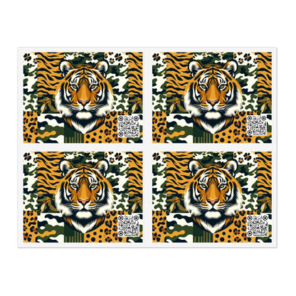 Streetwear Safari Urban Jungle Exploration Sticker Sheets - 8404 Design-64