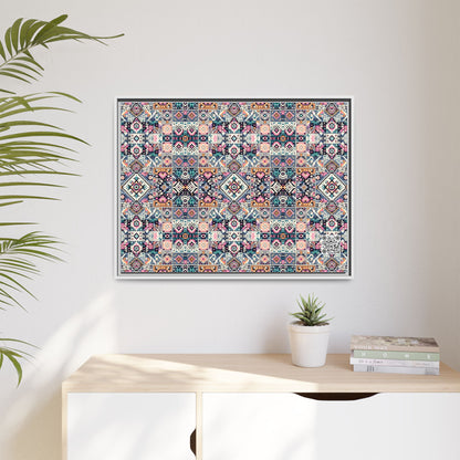 Matte Canvas, Framed (multi-Color) - 8404 Design-01