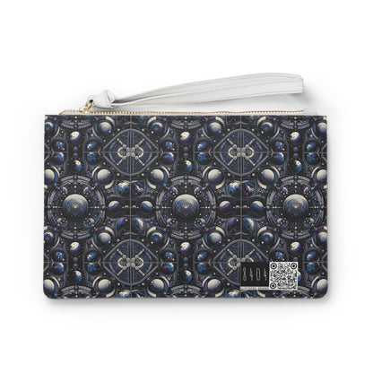 Tech Astronaut Tech-Forward Streetwear Meets Space Exploration Clutch Bag - 8404 Design-46