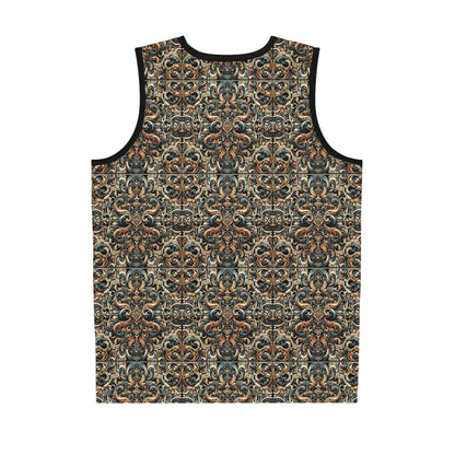 Urban Renaissance Historical Fusion With Street Edge Basketball Jersey - 8404 Design-59