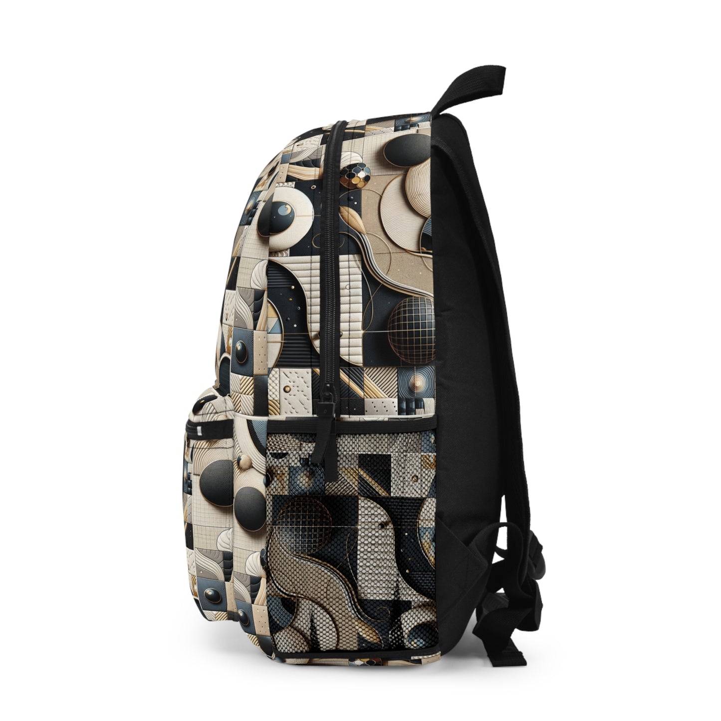 Tech-forward Luxe Streetwear Tech Luxe Fusion Backpack - 8404 Design-71