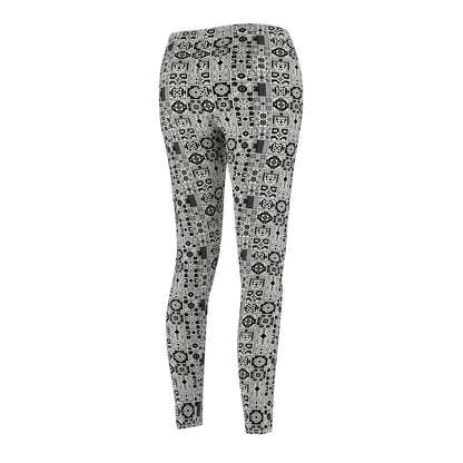 Digital Minimalism Minimalist Tech Women's Cut & Sew Casual Leggings - 8404 Design-55