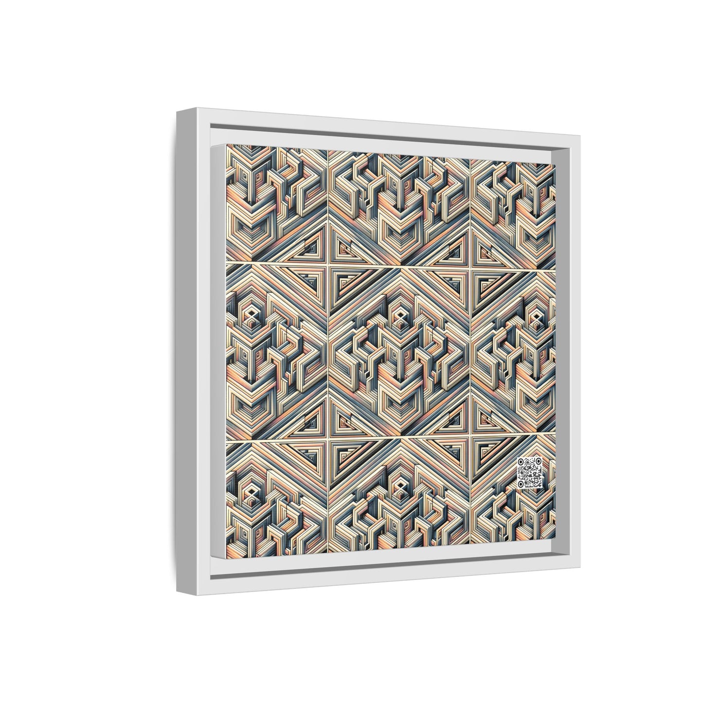 Tech Illusion Graphics Futuristic Artistry Matte Canvas, Framed (multi-color) - 8404 Design-52 B