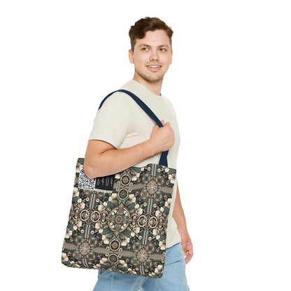 Cyber Garden Party Tech Garden Extravaganza Tote Bag - 8404 Design-66